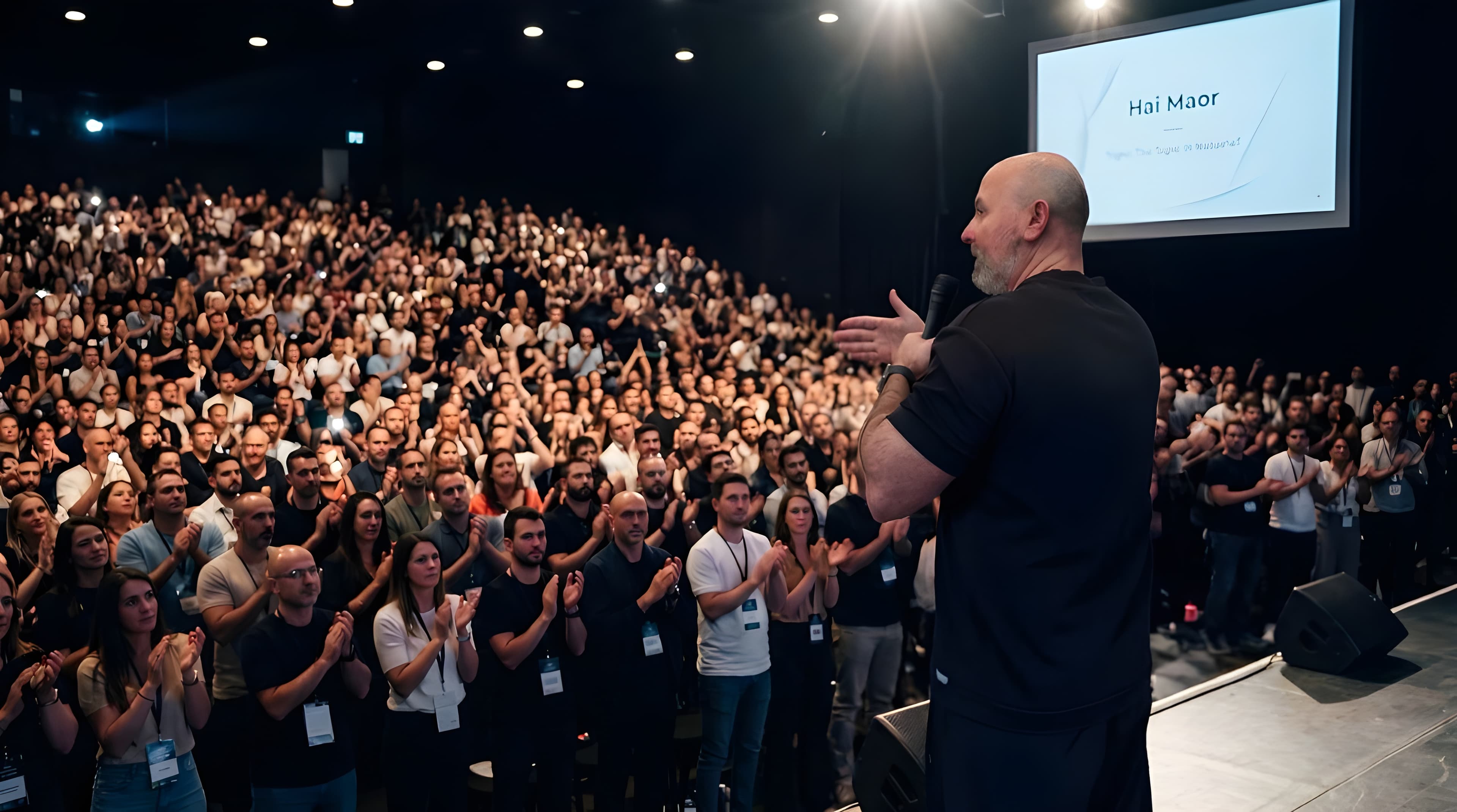 חי מאור - מומחה לעמידה מול קהל ופרזנטציה עסקית מרצה על במה
